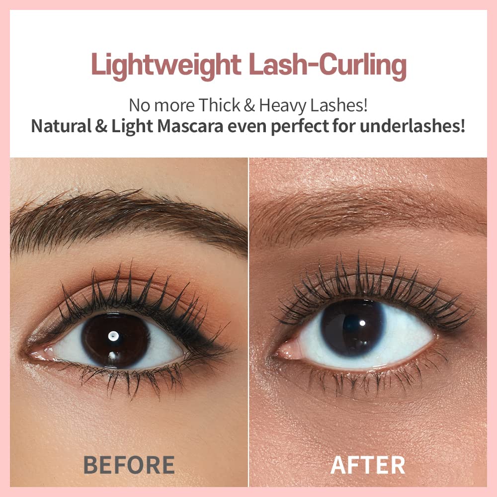 ETUDE Curl Fix Mascara #2 Brown swatch shows rich brown pigment