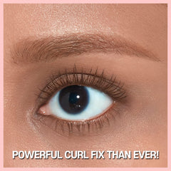 ETUDE Curl Fix Mascara #2 Brown wand application demonstrates smooth, clump-free coat