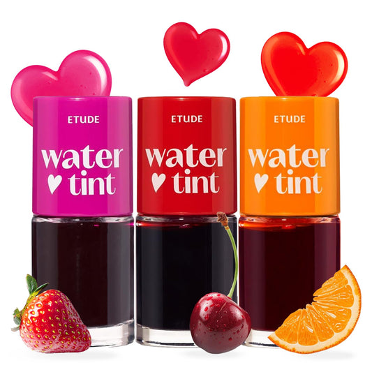 ETUDE Dear Darling Water Tint 3 Color Set packaging, gift-ready presentation.