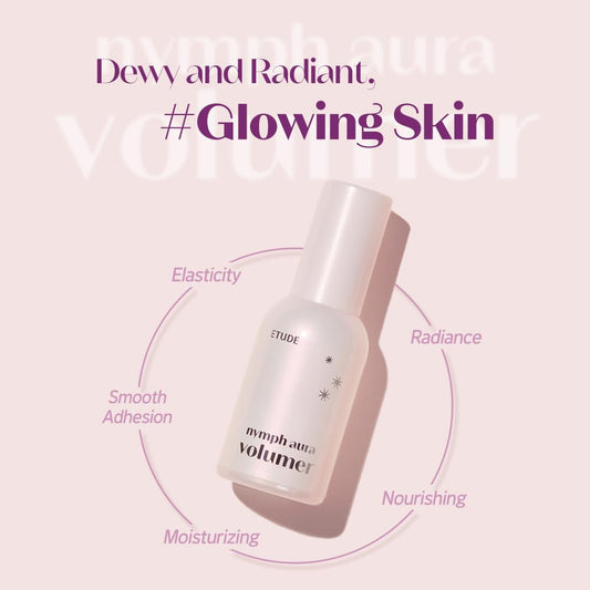 ETUDE Nymph Aura Volumer texture swipe for smooth priming
