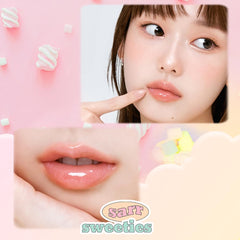 ETUDE Tarō Berry lips swatch reveals warm berry shade glow
