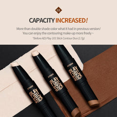 ETUDE Play 101 Stick Contour Duo suits all skin types for versatile contouring