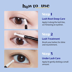 ETUDE Power Eyelash Ampoule ultra-slim tip enables easy application