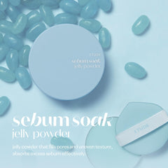 ETUDE SebumSoak instant oil-control delivers a matte finish throughout the day.