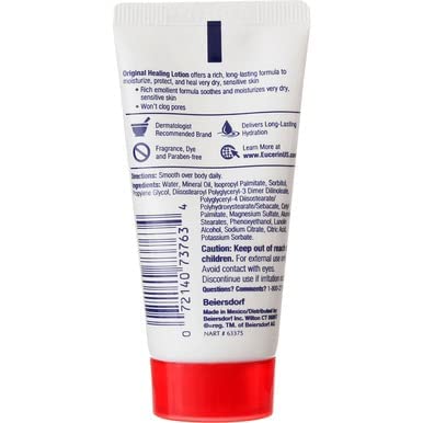 Daily routine scene with Eucerin Original Moisturizing Lotion