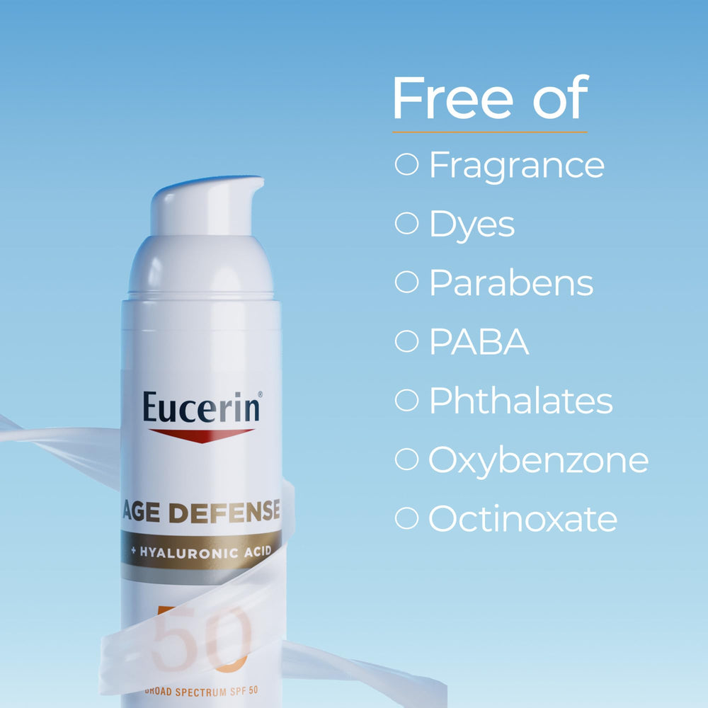 Eucerin non-comedogenic sunscreen won’t clog pores.