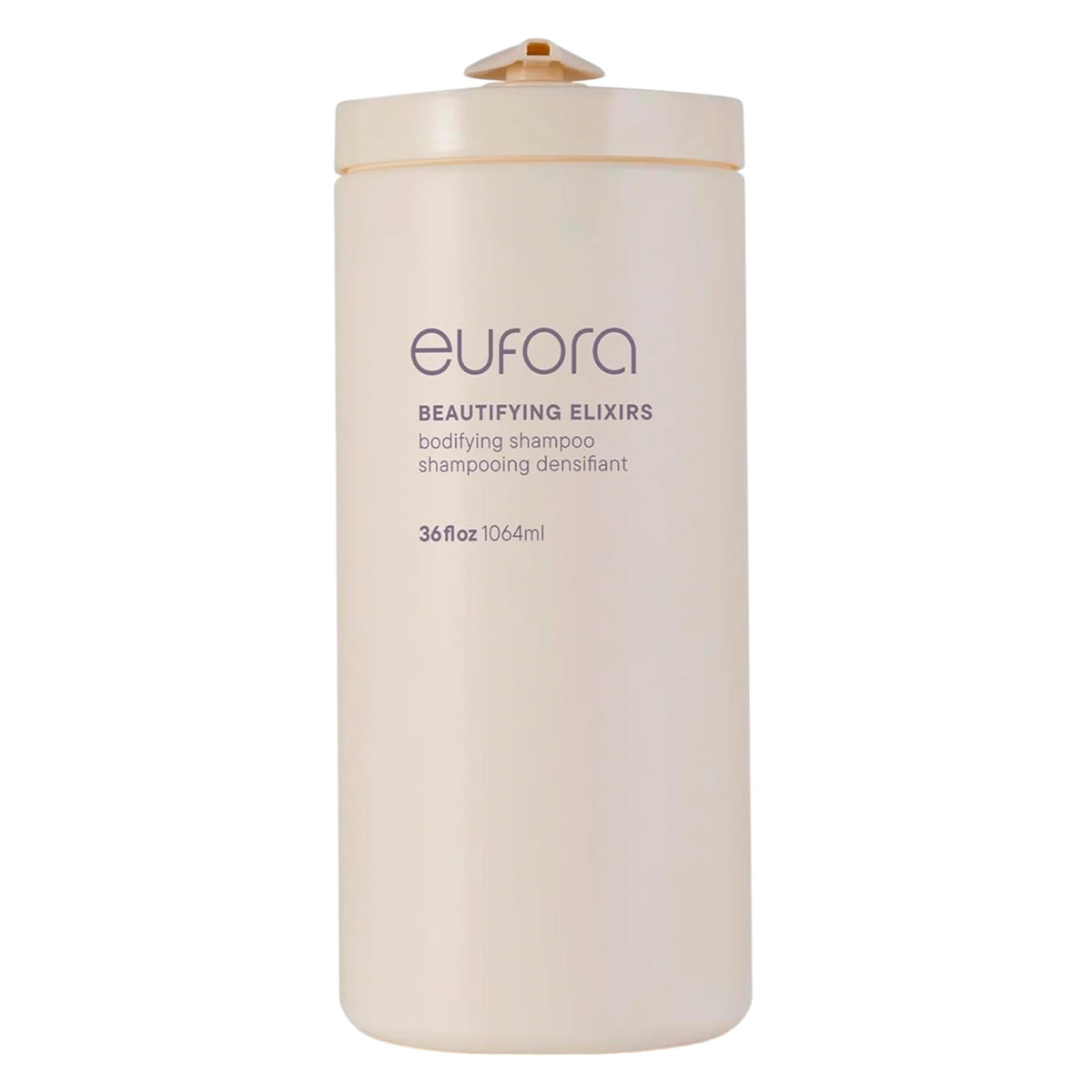 Eufora Beautifying Elixirs Bodifying Shampoo bottle pour for color-treated hair