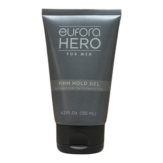 Eufora HERO Firm Hold Gel in a 4 oz bottle for strong hold styling.