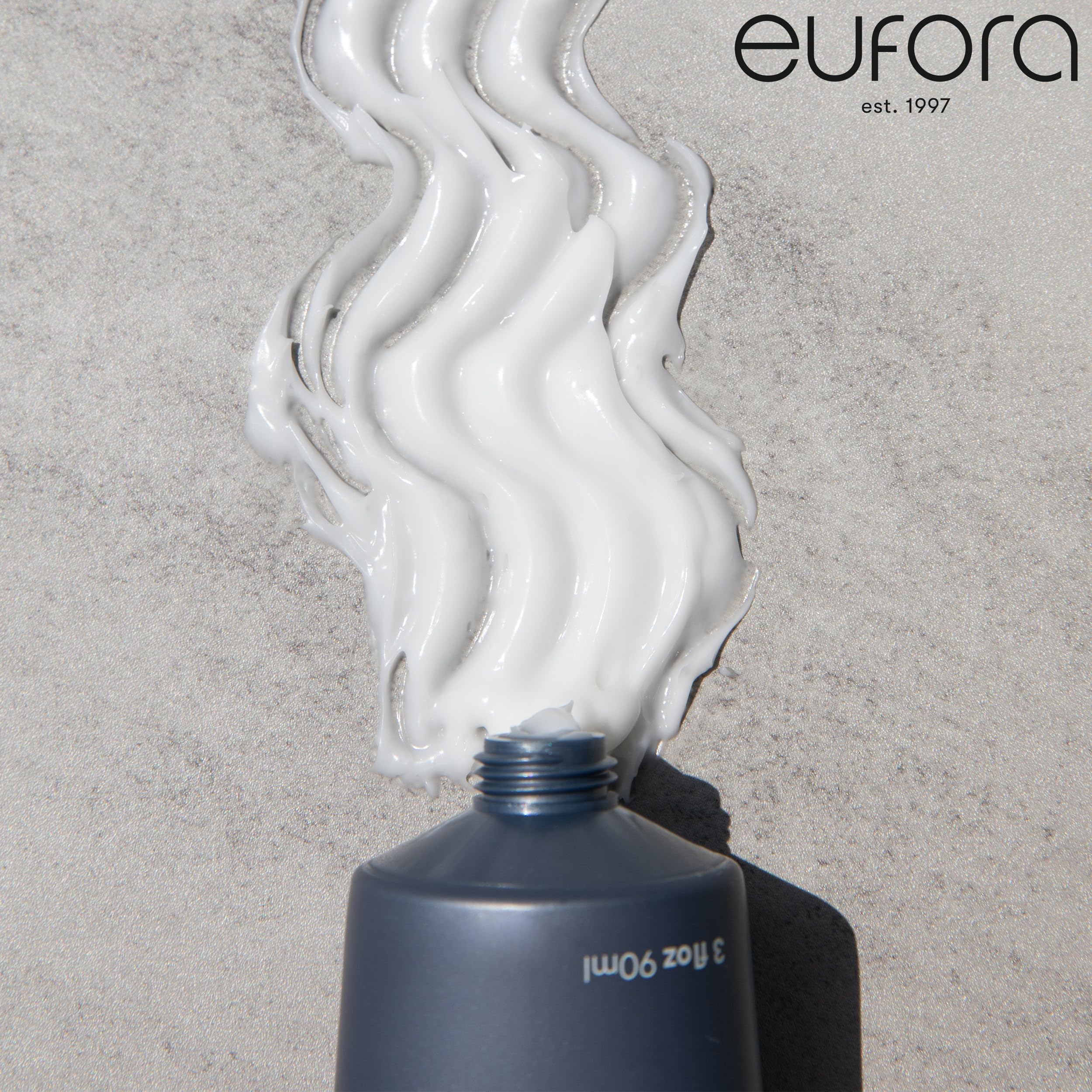 Eufora Refine light-hold formula supports flexible, natural-looking shape.