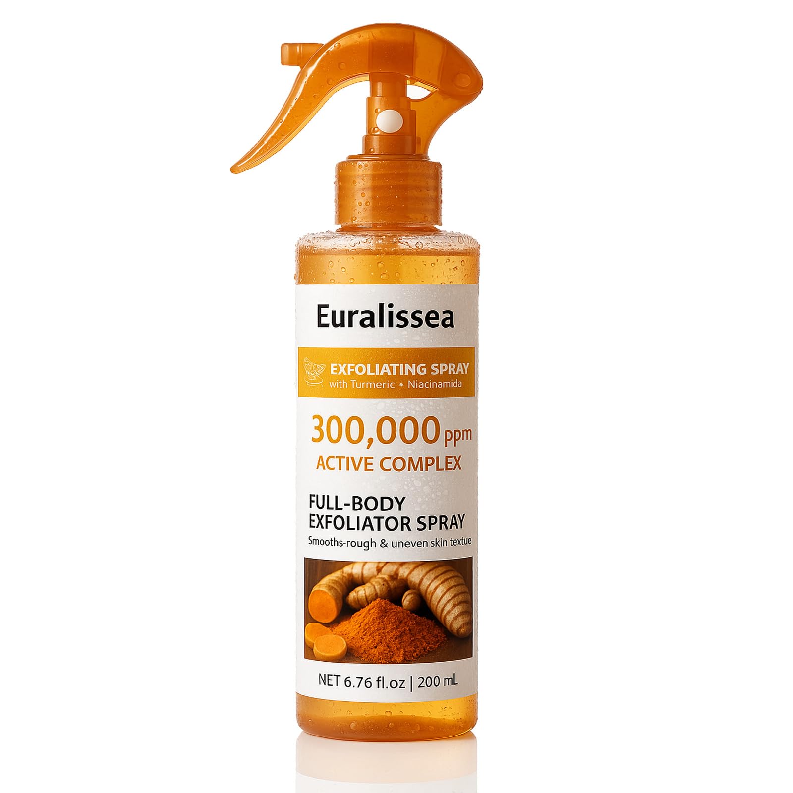 Euralissea Peel Shot Turmeric Mist bottle for a refreshing skincare routine.