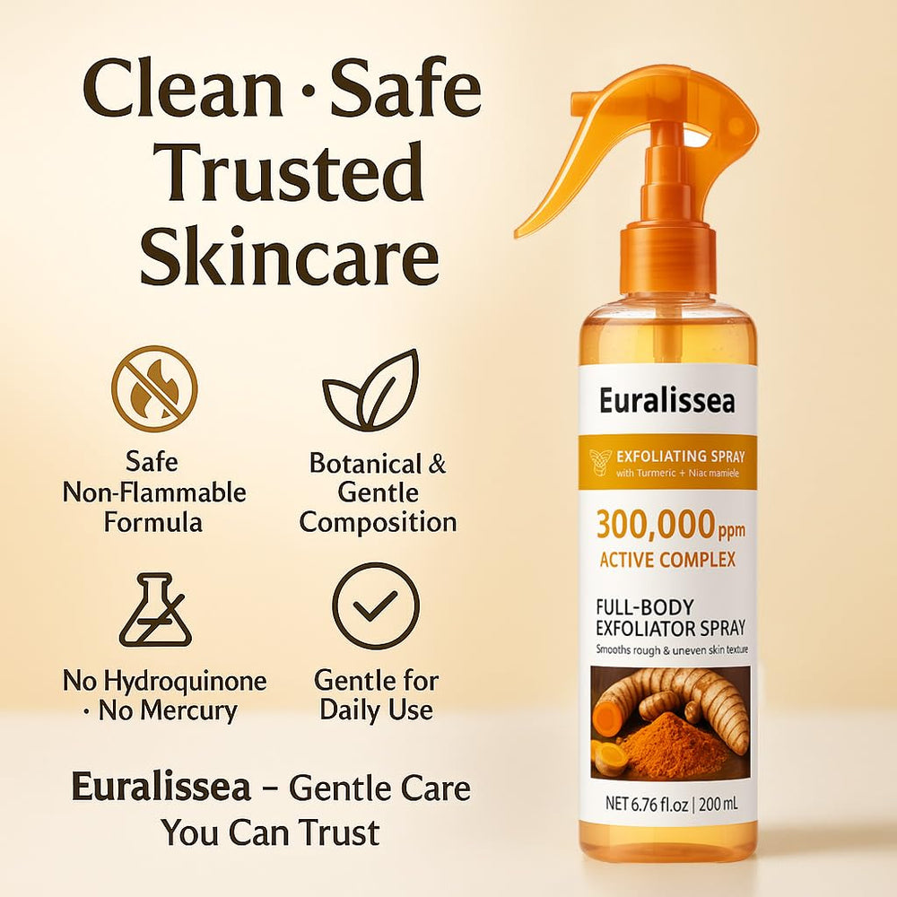 Euralissea Peel Shot Turmeric Mist texture gives a smooth, comfortable skin feel.