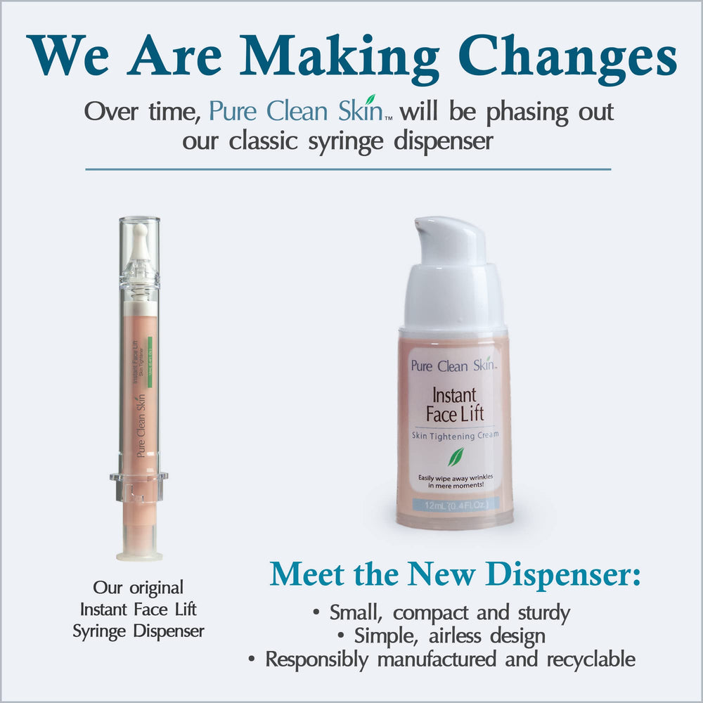 EUZEN Instant Lift Cream close-up bottle illustrates quick-acting firmness.