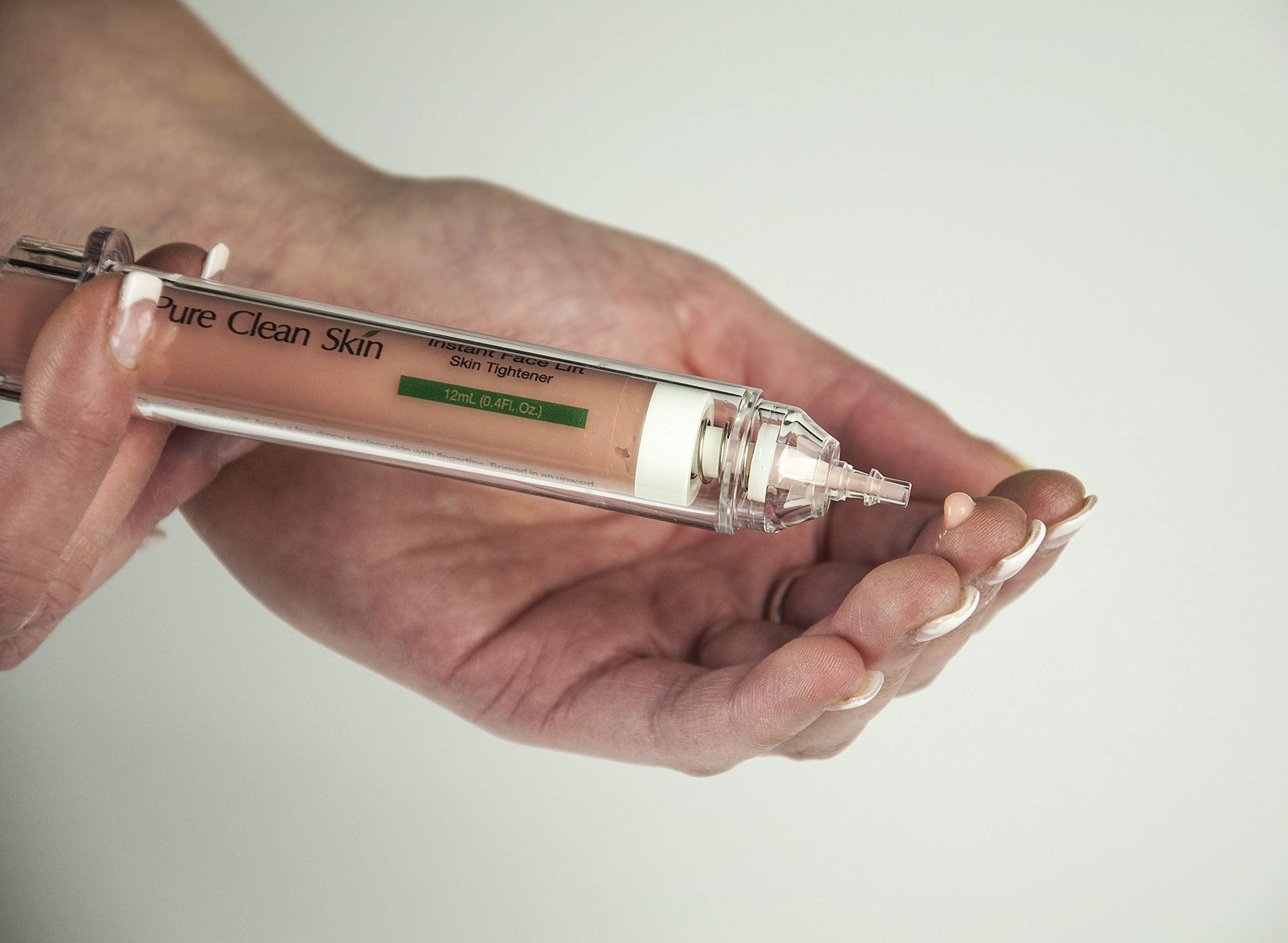 EUZEN Surface tightening sensation after 5 minutes on skin.