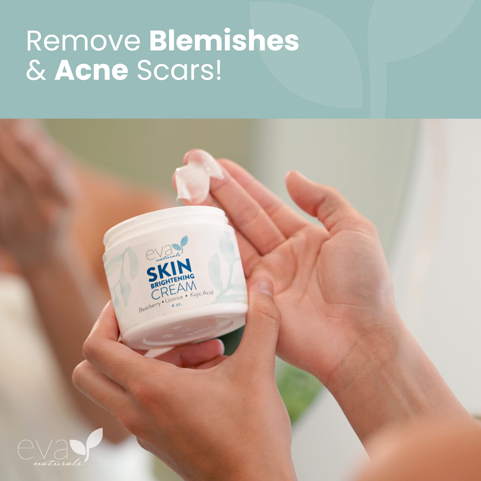 Eva Naturals CoQ10 and alpha-lipoic acid antioxidants for revitalized skin appearance.