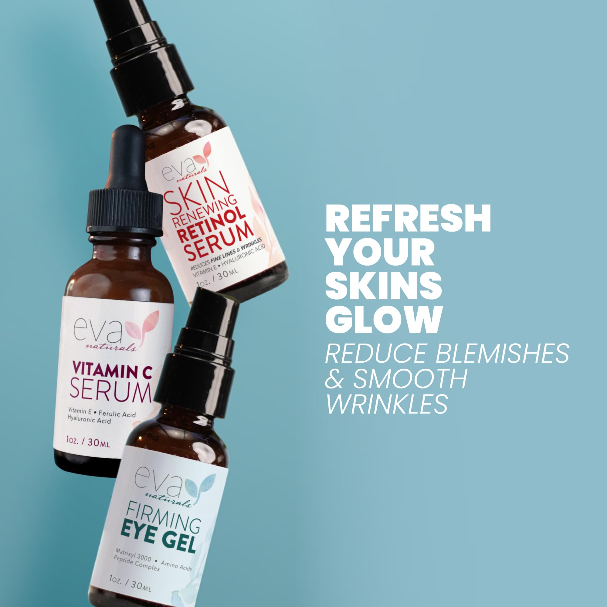 Eva Naturals Firming Eye Gel tube reduces puffiness and dark circles.