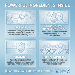 Fragrance-free label on Eva Naturals serum indicating sensitive skin friendly product.