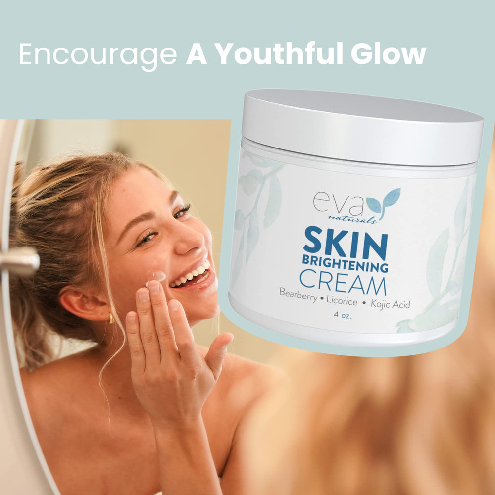 Eva Naturals licorice and bearberry extracts promoting a more uniform complexion.