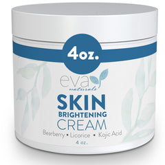 Eva Naturals skin brightening cream jar showing daily hydration and smoother-looking skin.