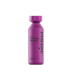 Eva NYC Anti-Frizz Shampoo argan oil pour demonstrates smoothing action for frizz-prone hair.