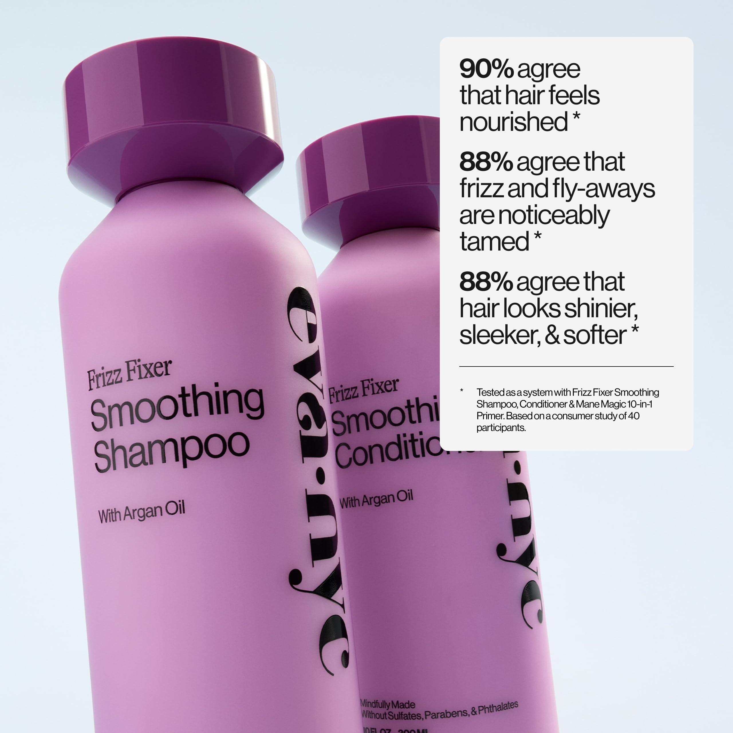 Eva NYC Anti-Frizz Shampoo warm vanilla scent enhances shower routine.