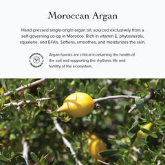 Application close-up shows quick absorption into the skin.