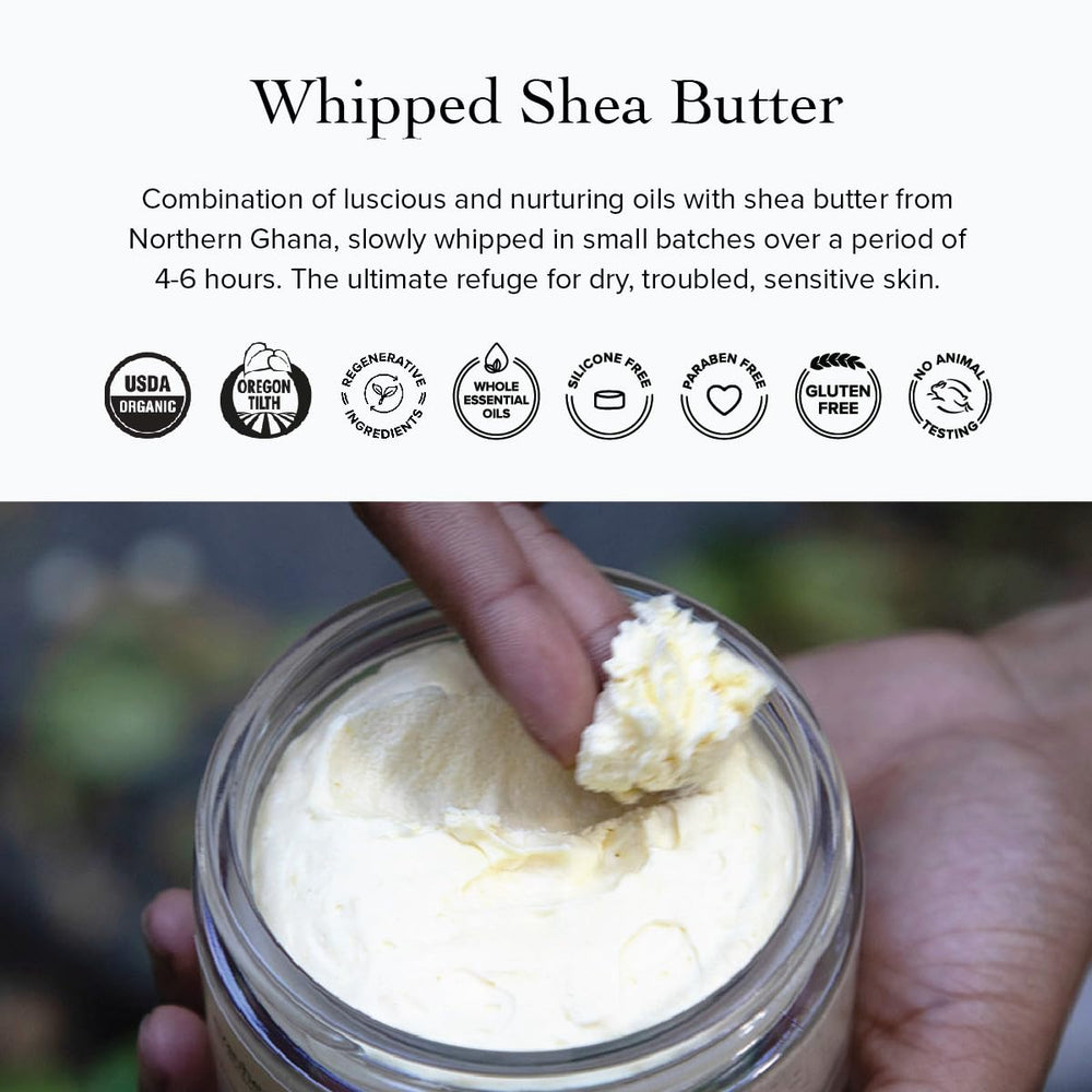 evanhealy Argan Butter texture image showing mousse-like consistency for face and body.