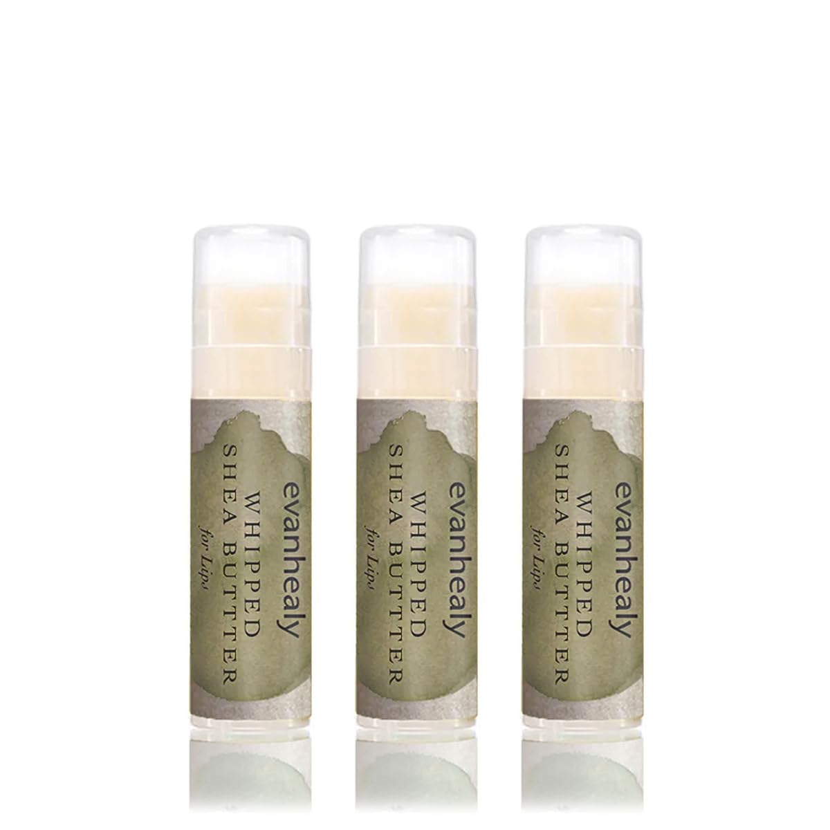 evanhealy Whipped Shea Butter Lips Pack delivers lasting moisture for dry lips in a portable tube