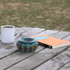 EVANILIFE Ceramic Jar with windproof lid keeps contents secure and surfaces tidy.