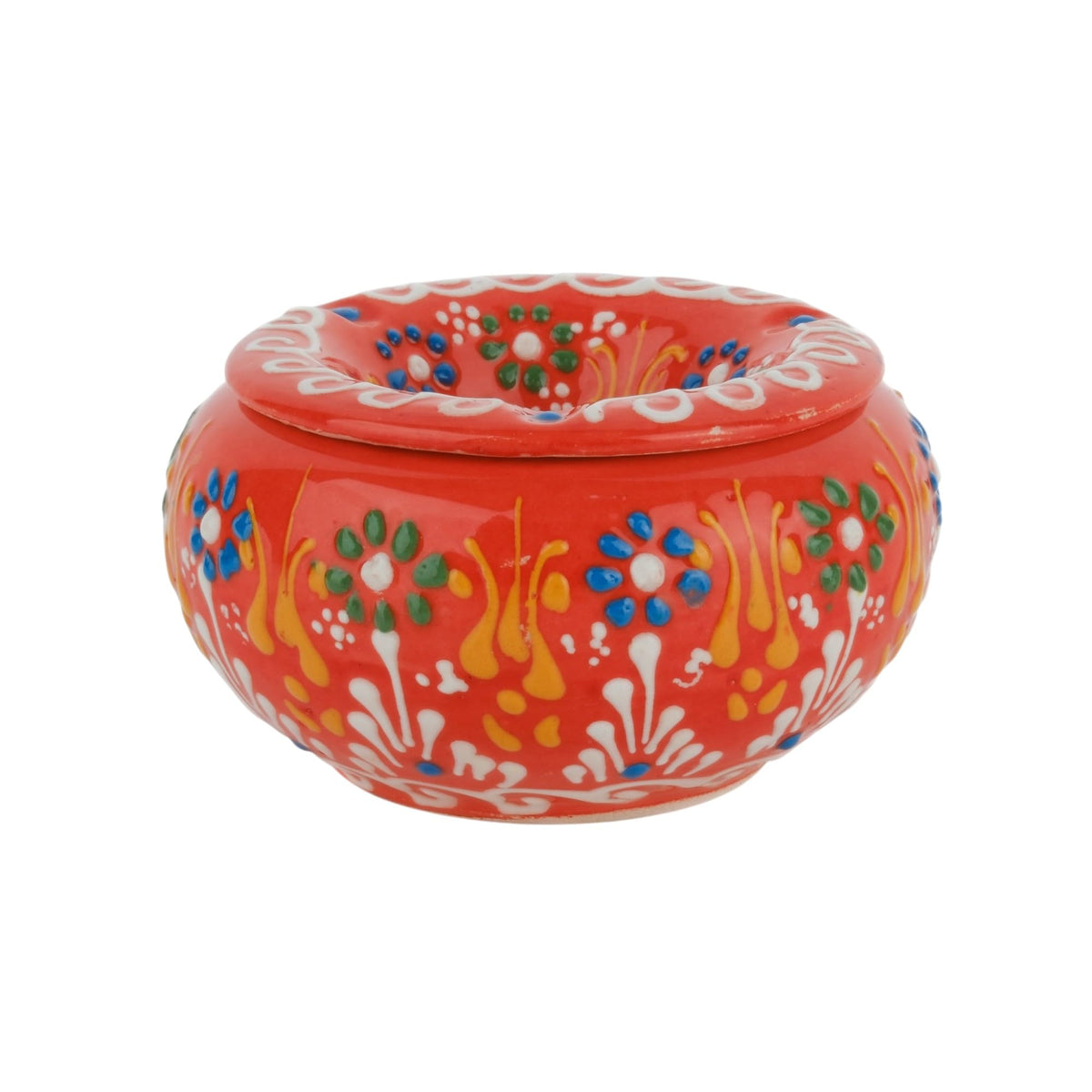 EVANILIFE decorative ceramic jar with lid showing windproof seal for secure storage.