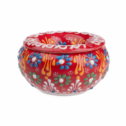 EVANILIFE decorative ceramic jar with lid for stylish keepsake storage