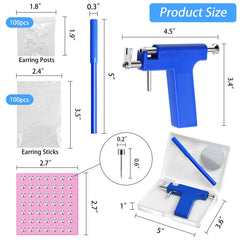 Evatage colorful stud earrings in six colors and sizes for versatile styling