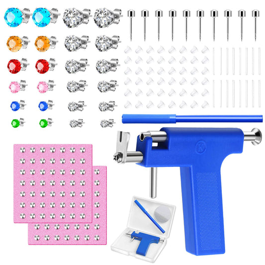 Evatage reusable ear piercing gun kit packaging for at-home use