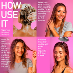 Safe for color-treated hair, EVATSU maintains vibrancy and softness.