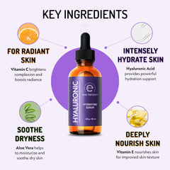Close-up of Eve Hansen serum texture ready to absorb smoothly.