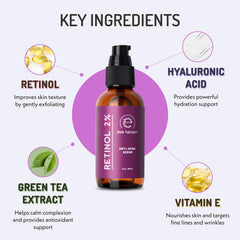 Eve Hansen Retinol Serum dropper close-up with nourishing jojoba oil
