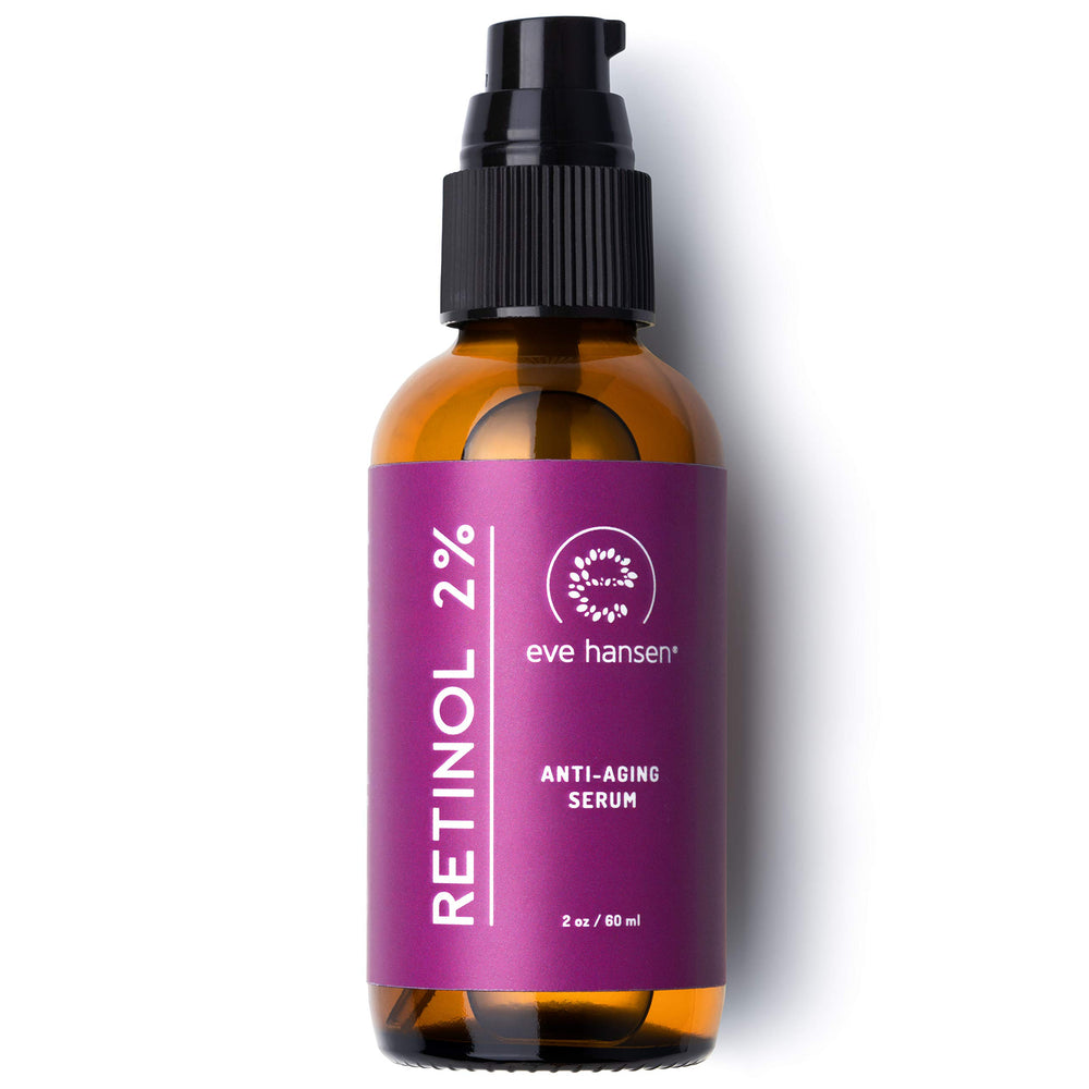 EVE Hansen Retinol Serum bottle with 2% formula for smoother, youthful-looking skin