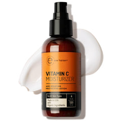 Eve Hansen Vitamin C Face Moisturizer jar close-up for daily hydration.