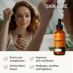 Eve Hansen Vitamin C Serum ingredients hyaluronic acid highlight hydration.