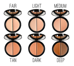 EVE PEARL Dual Salmon Concealer brightening effect around eyes and skin.