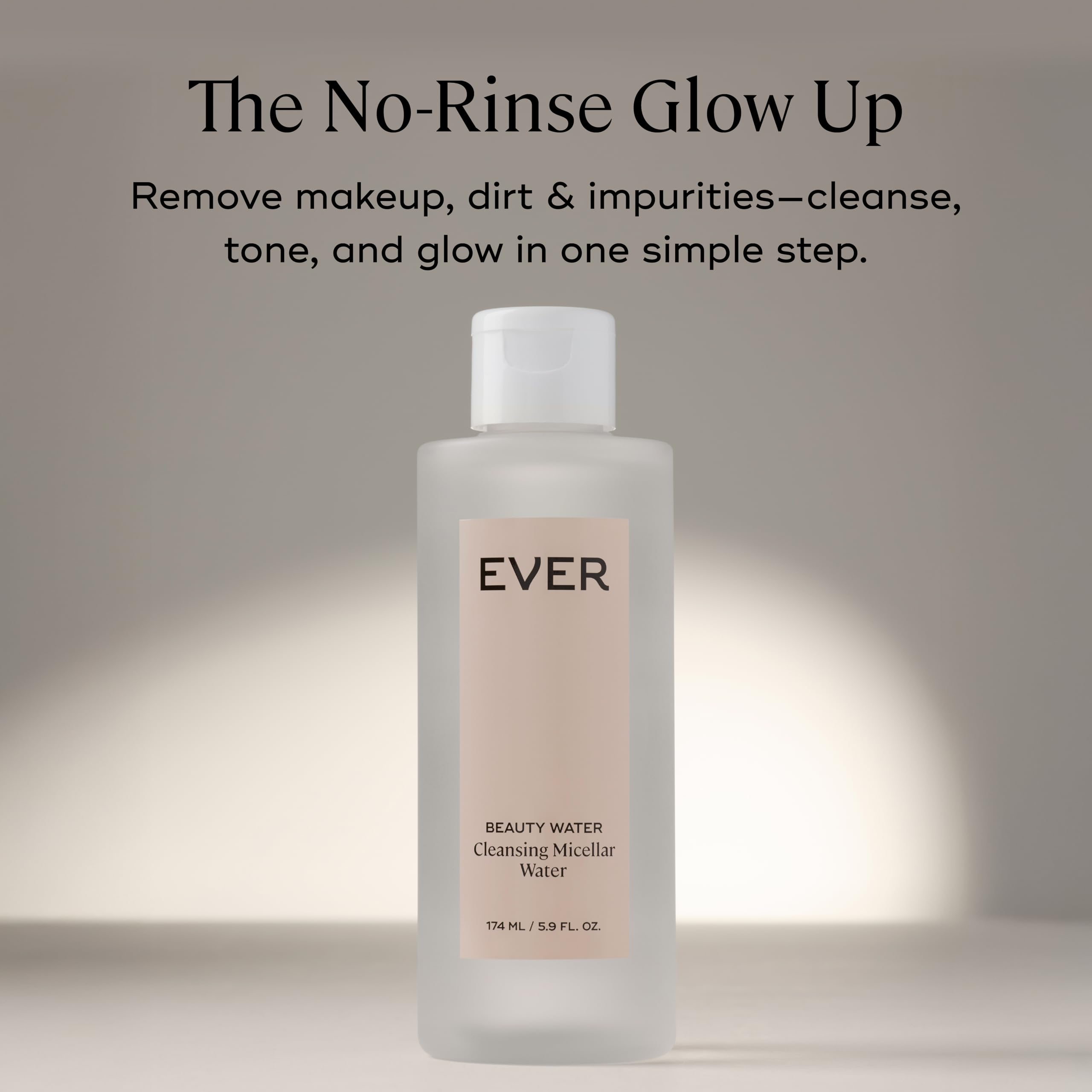EVER Beauty Water with cotton-pad for easy no-rinse cleansing