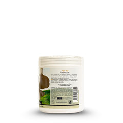 Applying Ever Ego Garlic Mask on hair for deep hydration.