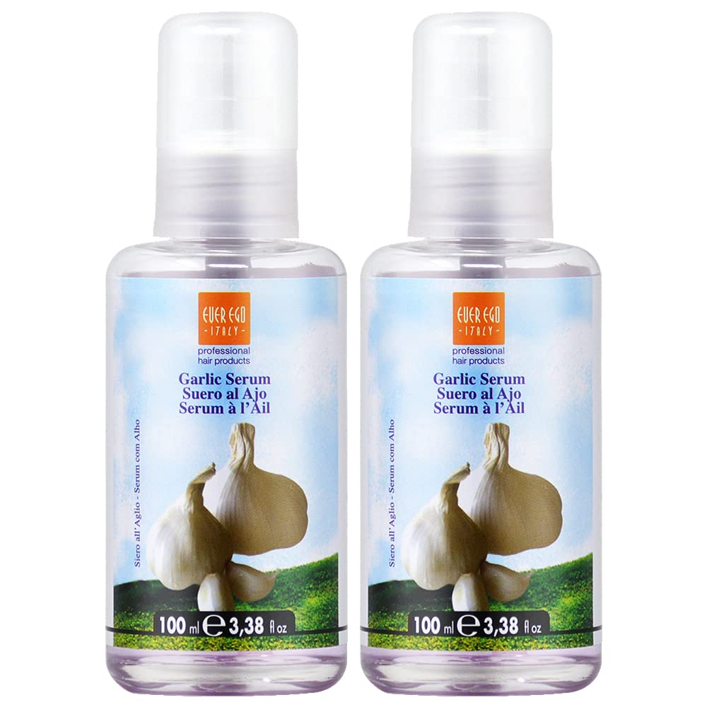 Ever Ego Impac Ego Garlic Serum 100ml bottle for daily skin hydration and conditioning.