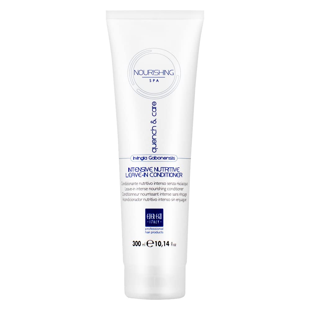 Ever Ego Nourishing Intensive Leave-in Conditioner bottle—hydrating and frizz-control for dry, damaged hair.