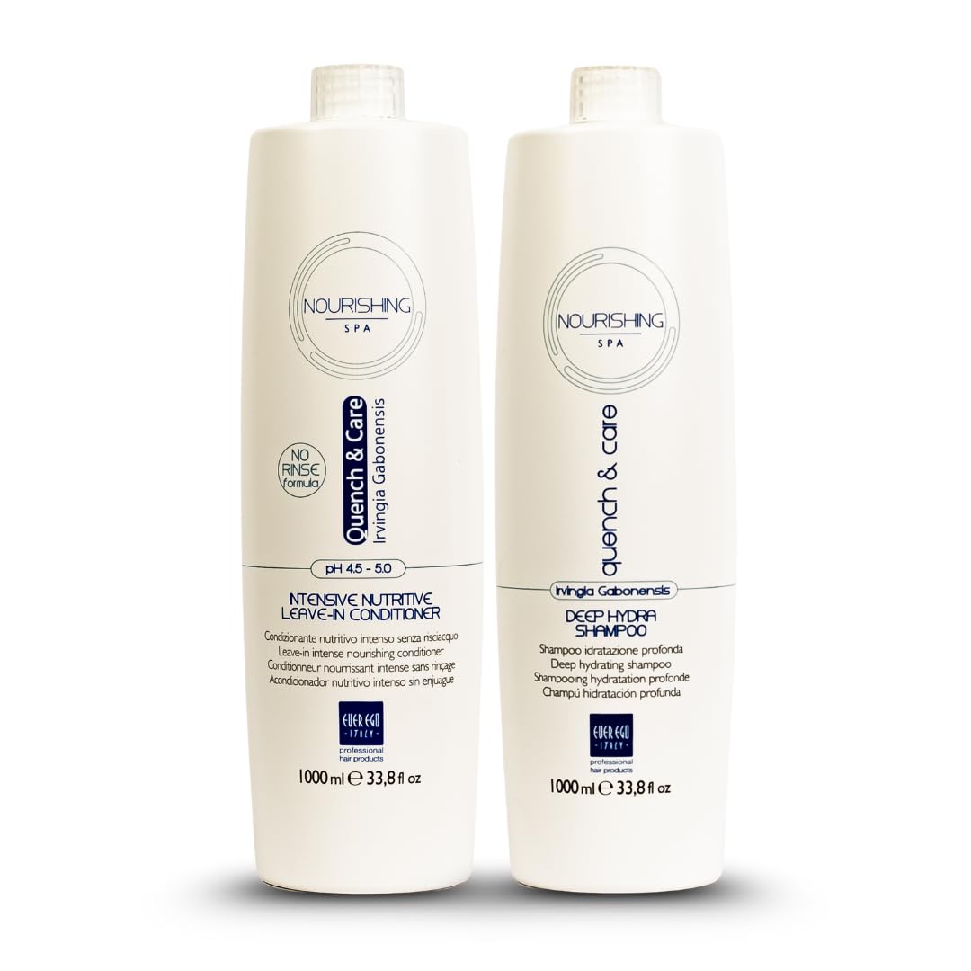 Ever Ego Nourishing Spa Deep Hydra Shampoo bottle for hydration and manageability