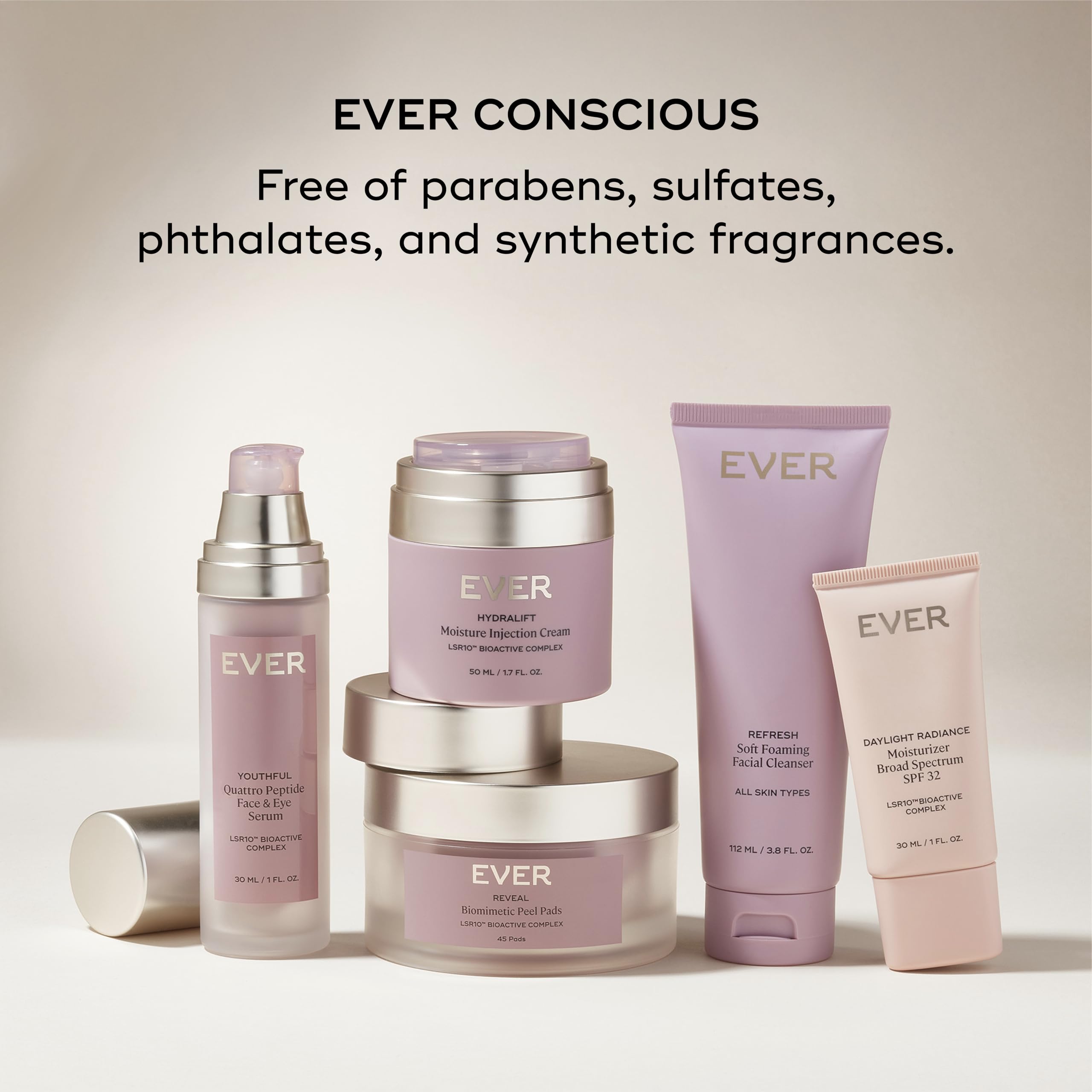 EVER Rich Face Moisturizer elasticity boost concept visuals for smooth skin