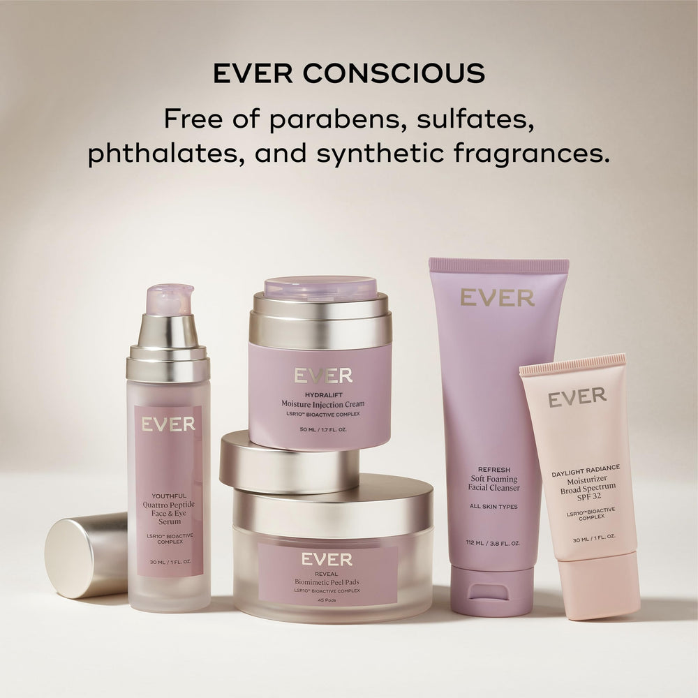 EVER Rich Face Moisturizer elasticity boost concept visuals for smooth skin