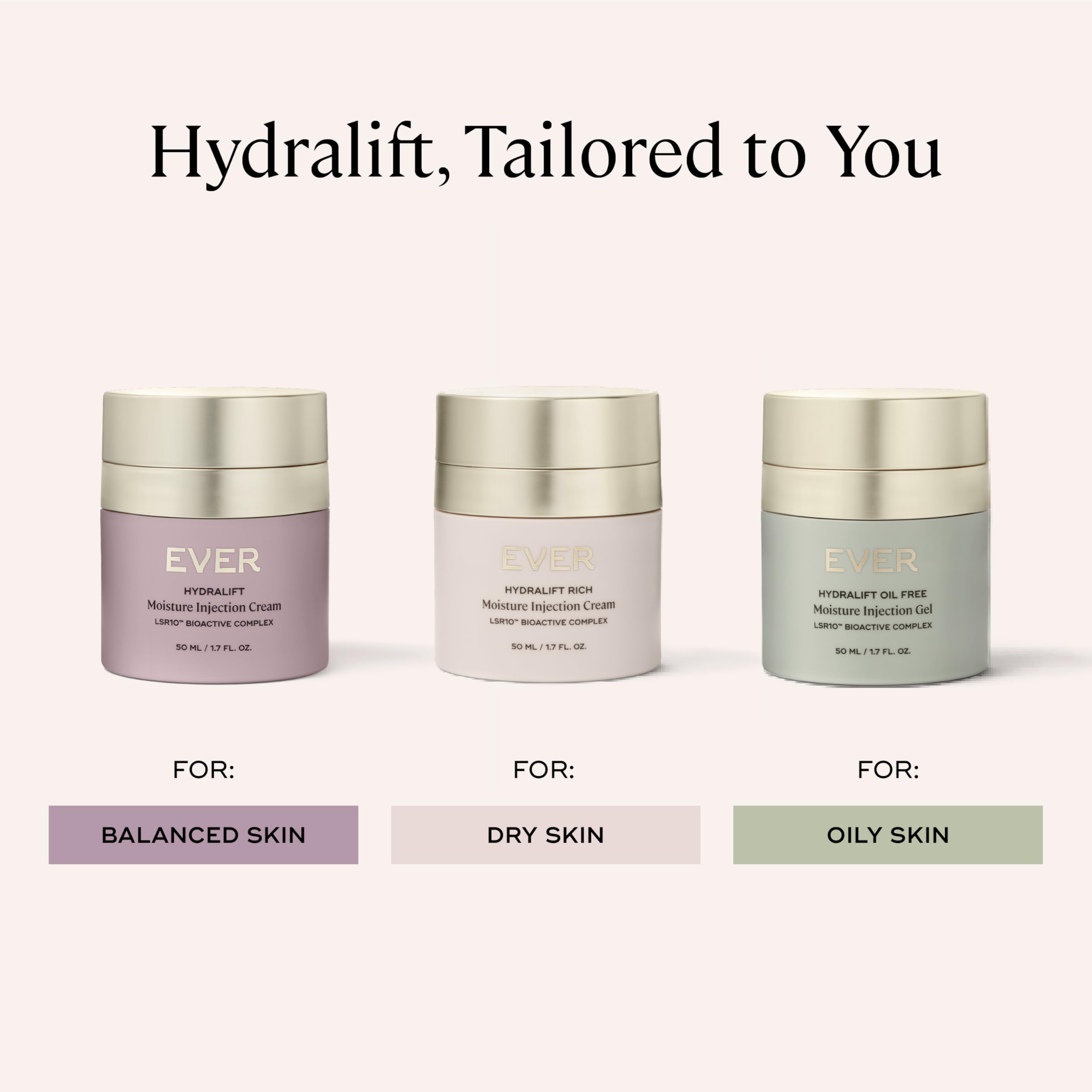 EVER Rich Face Moisturizer hyaluronic acid microcapsules deliver lasting hydration