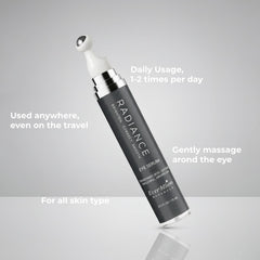 Everbloom Naturals eye care routine with the Tranexamic Serum and roller