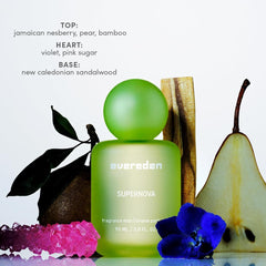 Evereden fragrance mist offers long-lasting scent with a light non-toxic formula.