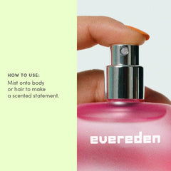 Evereden Darling collectible bottle displayed on vanity.